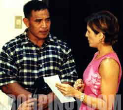 Sammy Ayochok with Jacki Lou Blanco