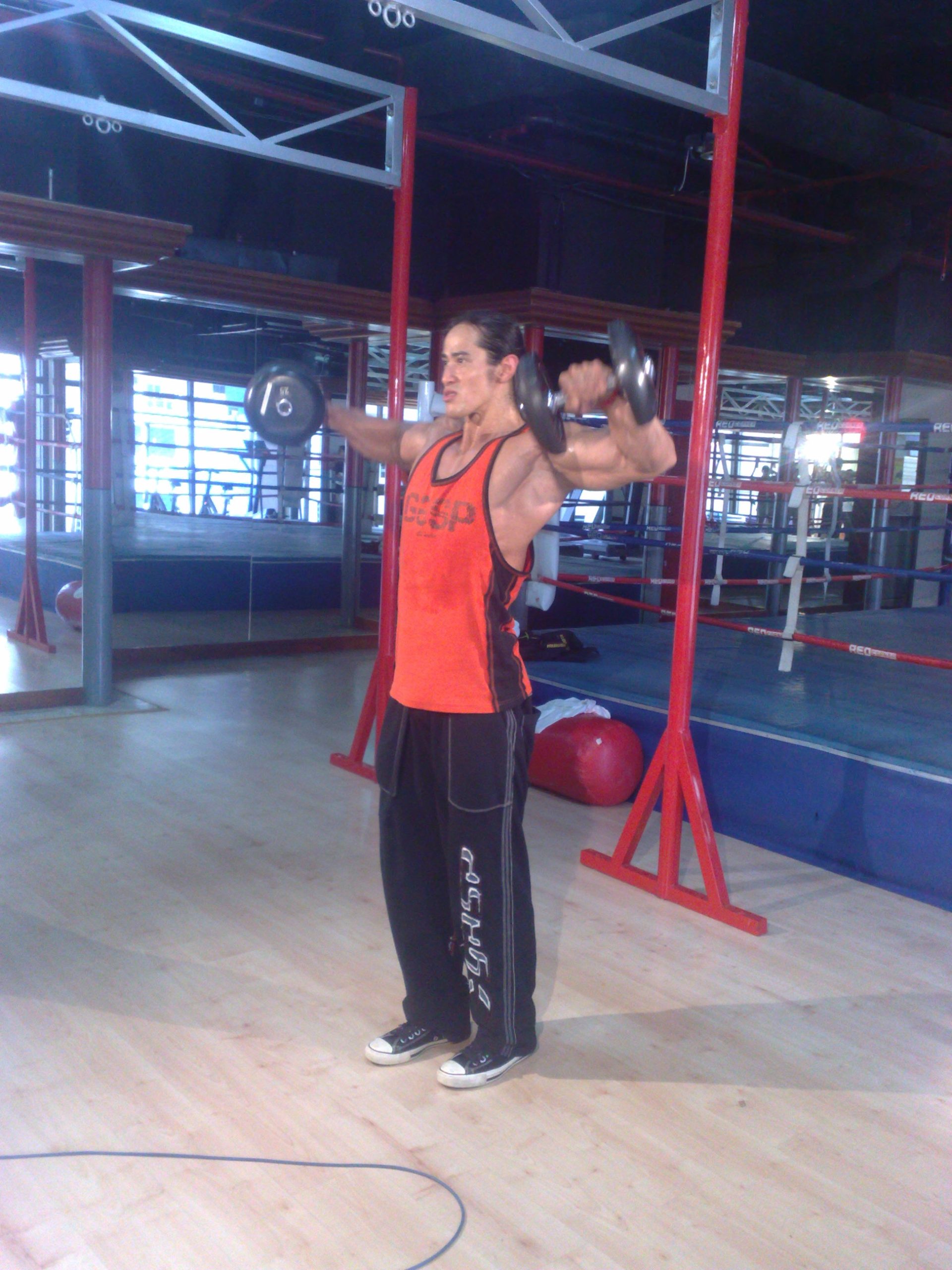 Ade Rai Interview on being a Natural Bodybuilder 7 Ade Rai at ABS-CBN