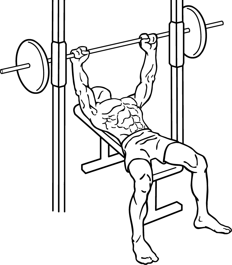 Smith Machine Bench Press 1