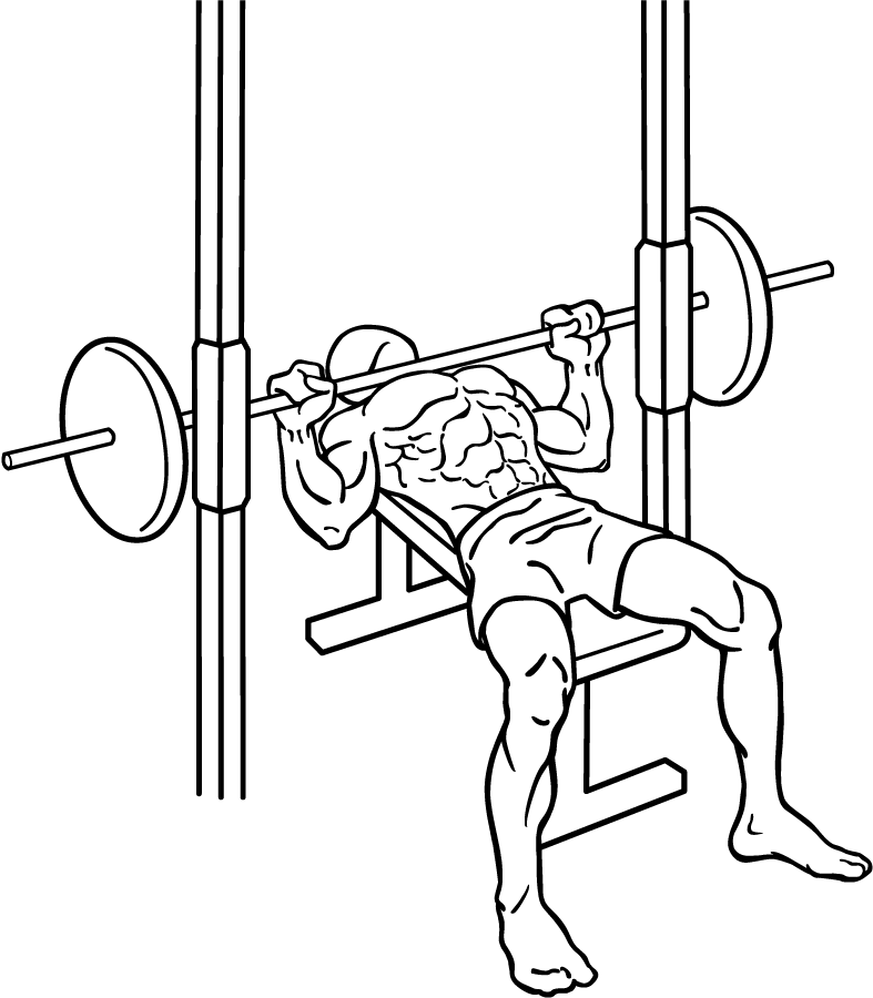 Smith Machine Bench Press 2
