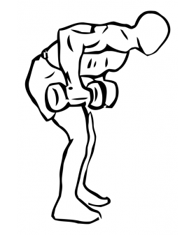 Bent-Over Two-Arm Triceps Extension with Dumbbell 2 bent two arm triceps extension dumbbell1