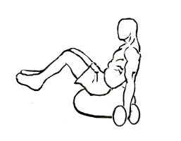 biceps curl v sit on dome 1