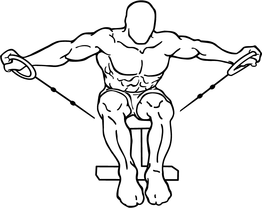 Seated Rear Lateral Cable Raise 3 Seated Rear Lateral Cable Raise 1