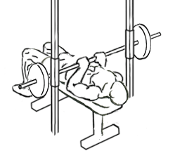 Smith Machine Close-Grip Bench Press 5 Smith Machine Close-Grip Bench Press 1