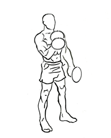 Cross Body Hammer Curls with Dumbbell 5 Cross Body Hammer Curls with Dumbbell 1