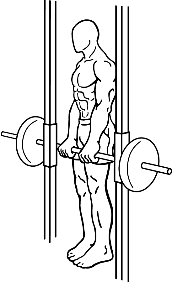 Smith Machine DeadLift 2 Smith Machine DeadLift 1