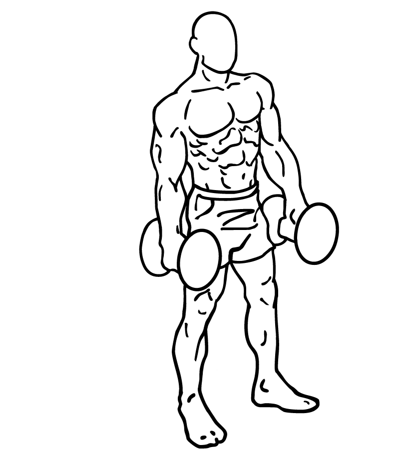 Lateral Dumbbell Raises 2