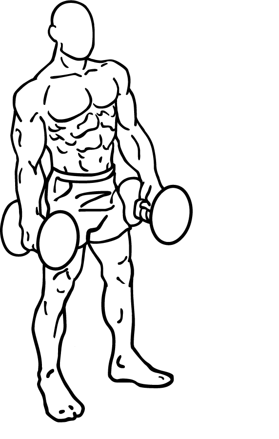 Dumbbell Lunges 2 Dumbbell Lunges 1