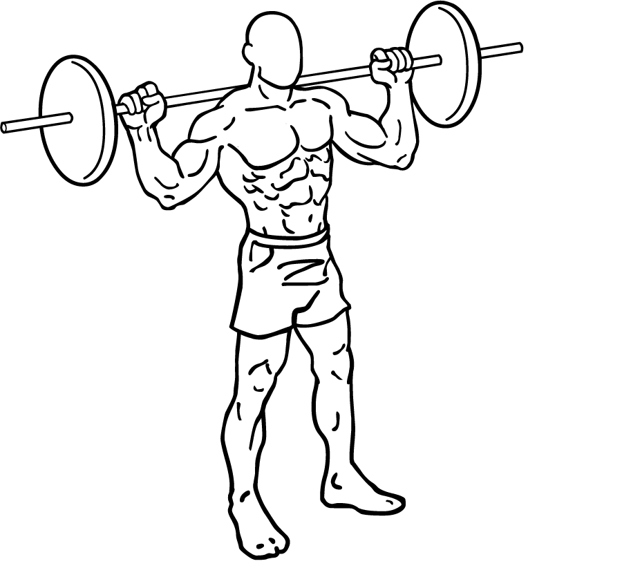 Barbell lunges 2