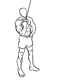 One Arm Tricep Extension with Cable 4 One Arm Tricep Extension with Cable
