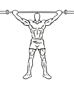 Overhead Squat with Barbell 4 Overhead Squat with Barbell 2