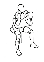 Preacher Hammer Curl with Dumbbell 4 Preacher Hammer Curl with Dumbbell 2