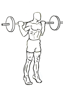 Rocking Standing Calf Raise with Barbell 4 Rocking Standing Calf Raise with Barbell 2