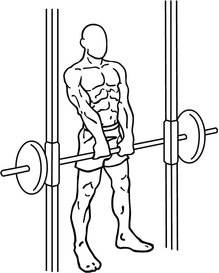 Smith Machine Upright Row 2