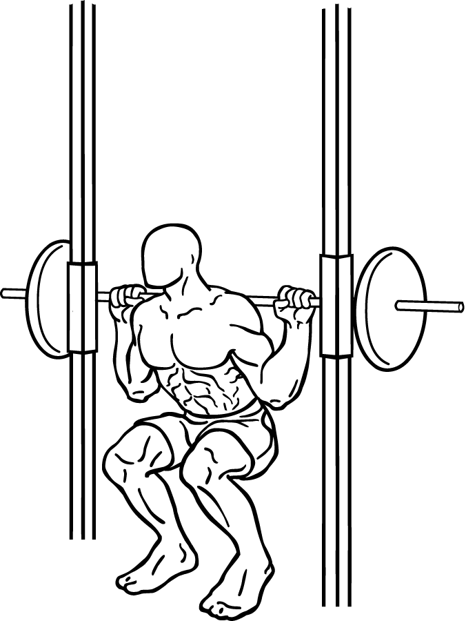 Smith Machine Squats 2