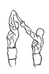 Standing Triceps Extension with Towel 4 standing towel triceps extension 2