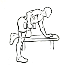 Triceps Kickback with Dumbbell 4 triceps kickback 1