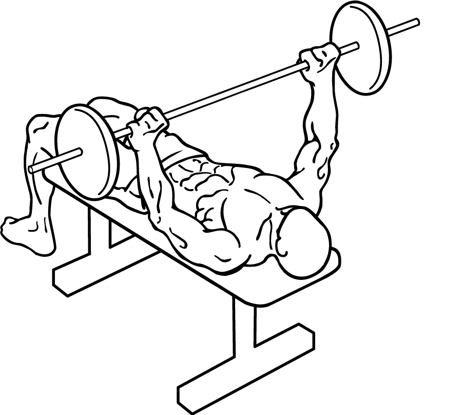 wide grip bench press 1