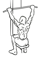  wide grip lat pulldown 1