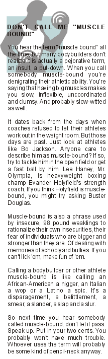 Is Bodybuilding really a Sport? Part 2 2 dontcall