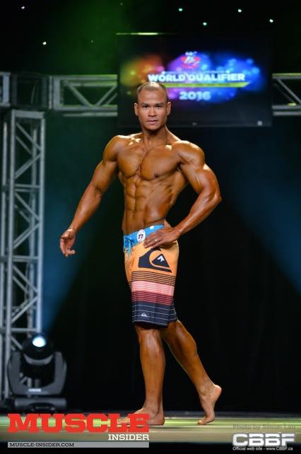 Bernie Gallofin flexes muscles for international bodybuilding contest 6 bernie1