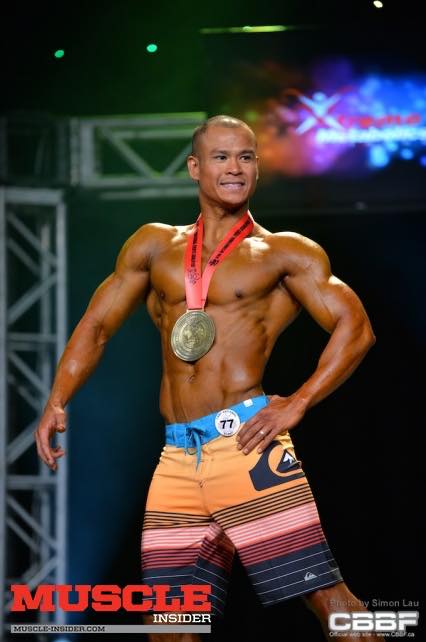 Bernie Gallofin flexes muscles for international bodybuilding contest 4 bernie3