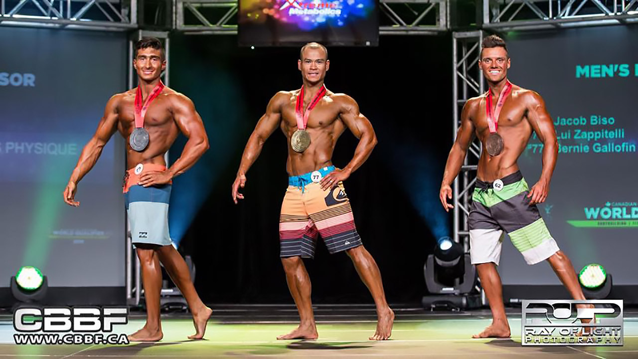 Bernie Gallofin flexes muscles for international bodybuilding contest 3 bernie4