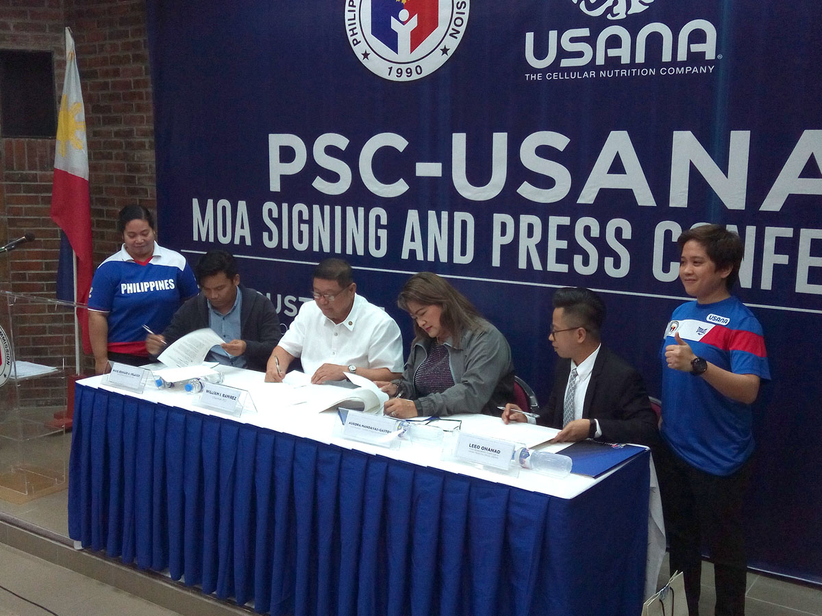 PSC-PSI and USANA joined forces to help Filipino Athletes 2 PSC USANA partnership with athletes1