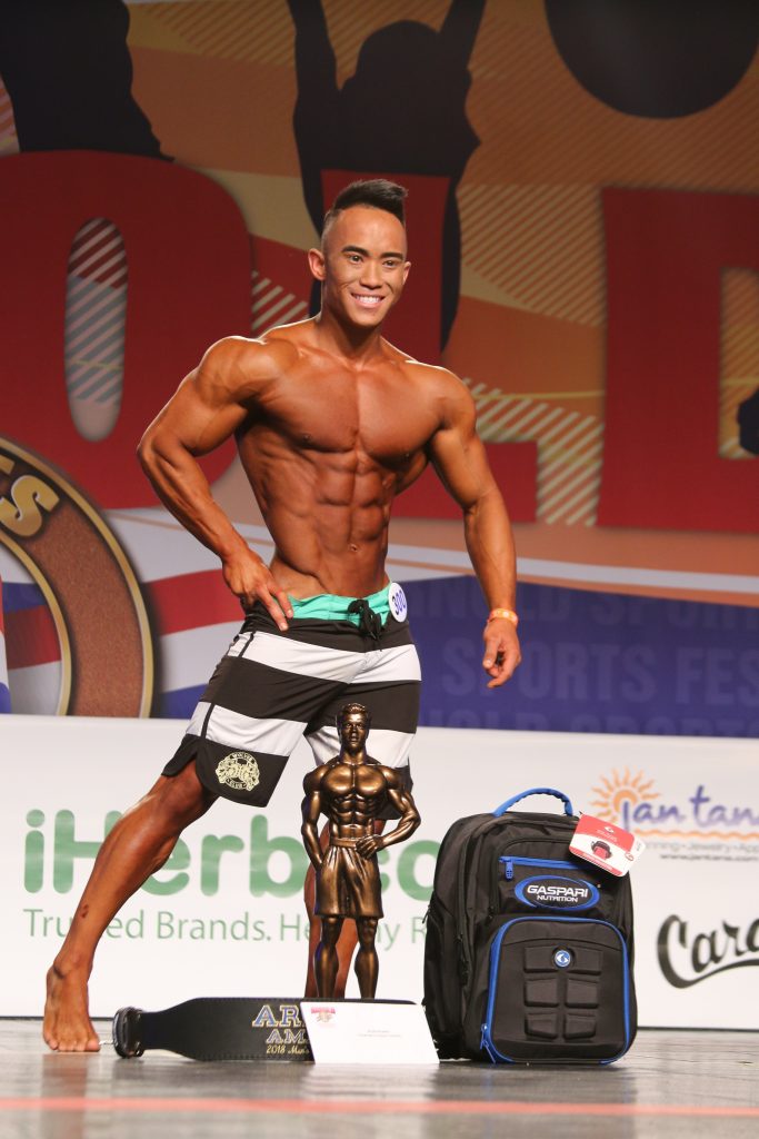Winners Announced for the 12th Annual Arnold Amateur NPC Bodybuilding, Fitness, Figure, Bikini & Physique Championships 6 Mens Physique Overall Winner Kevin Nguyen 300
