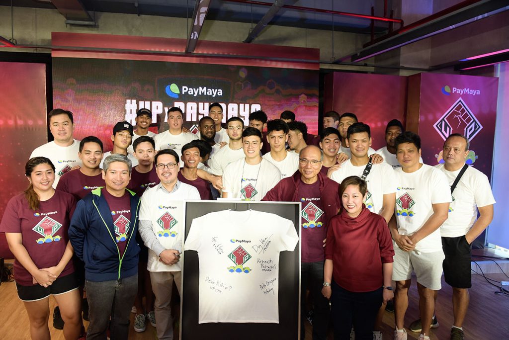 PAYMAYA throws support behind the U.P. Fighting Maroons 2 PAYMAYA THROWS ITS SUPPORT BEHIND THE U.P. FIGHTING MAROONS