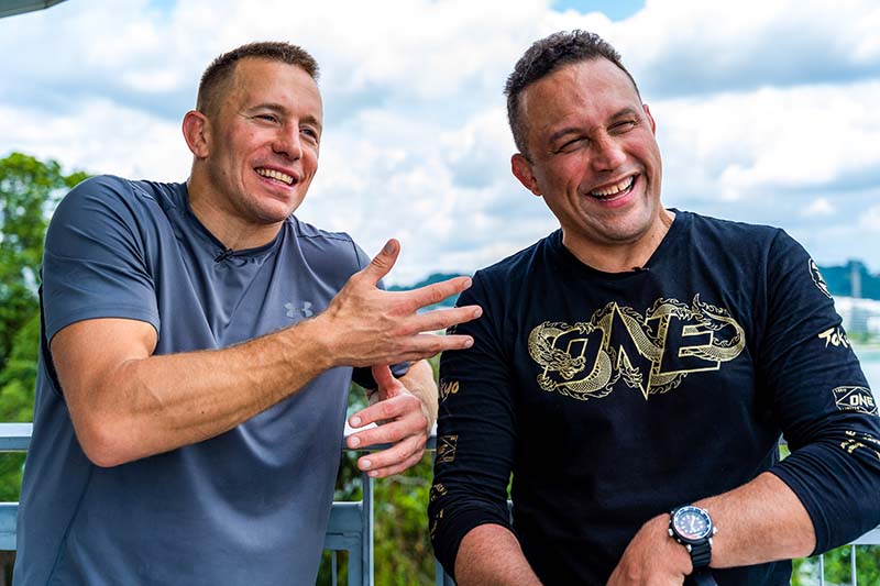 MMA Legends Georges St-Pierre, Renzo Gracie challenge The Apprentice candidates 4 Georges St Pierre Renzo Gracie web