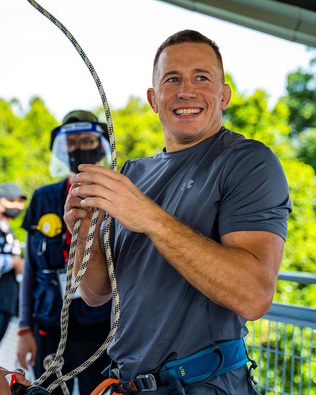 MMA Legends Georges St-Pierre, Renzo Gracie challenge The Apprentice candidates 3 Georges St Pierre Renzo Gracie web2