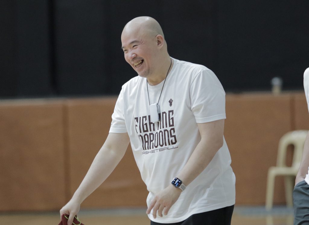 UP Mens Basketball Team head coach Goldwin Monteverde web3