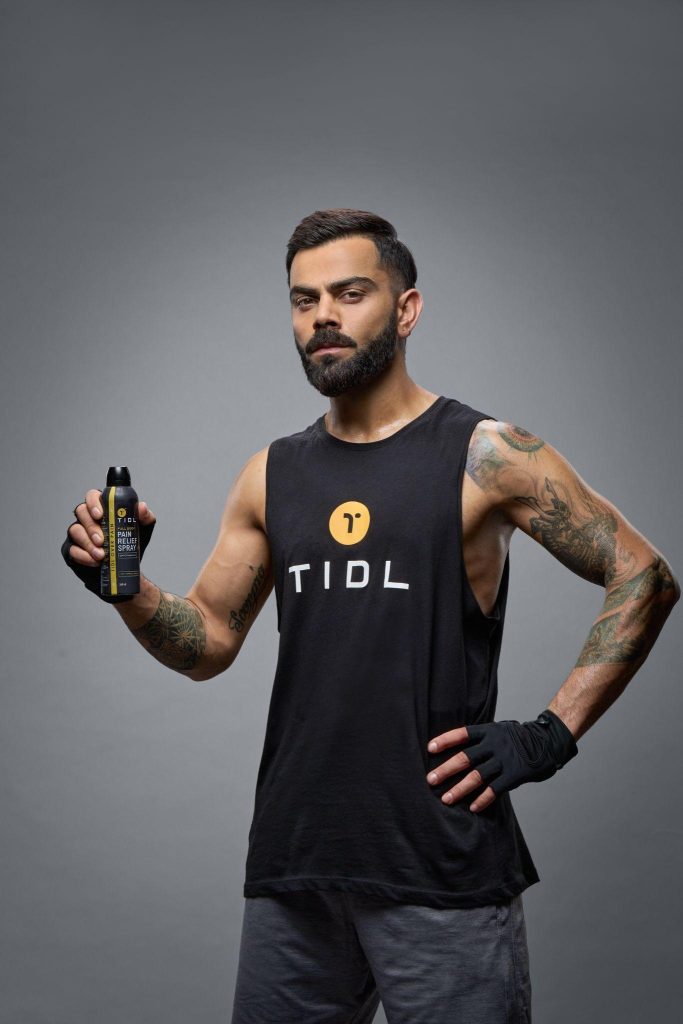 Conor McGregor and Virat Kohli Collaborate to Launch TIDL's Innovative Pain Relief Products in India 3 Virat Kohli, cricket sensation with over 269 million followers on Instagram, the 3rd most followed athlete globally.
