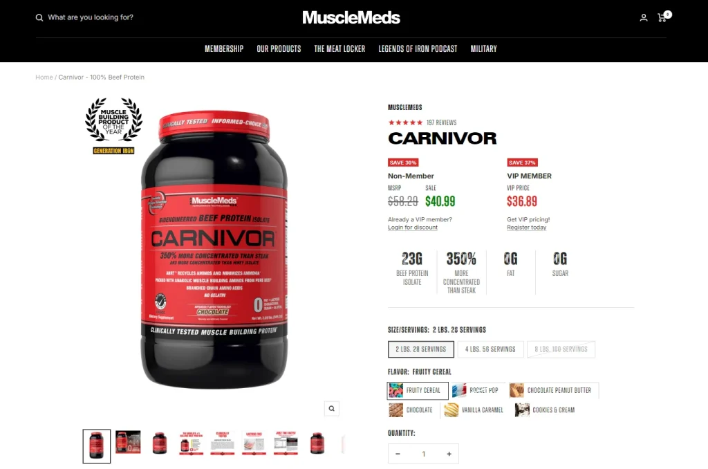 Musclemeds Carnivor
