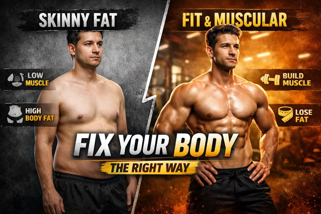 Skinny Fat Explained: Fix Your Body the Right Way 2 Skinny Fat Caucasian