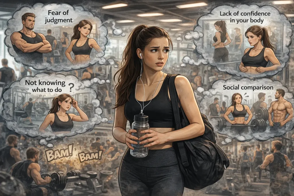 Gym Anxiety? Here’s Exactly How to Overcome It (Beginner Guide) 2 Gym Anxiety Triggers